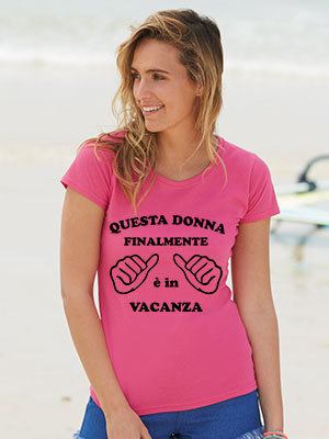 maglietta vacanza-ferie lei