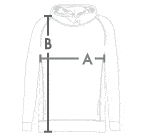 Schema Taglie Felpa Cappuccio Bio Uomo