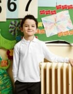 Fruit of the loom polo bambino maniche lunghe