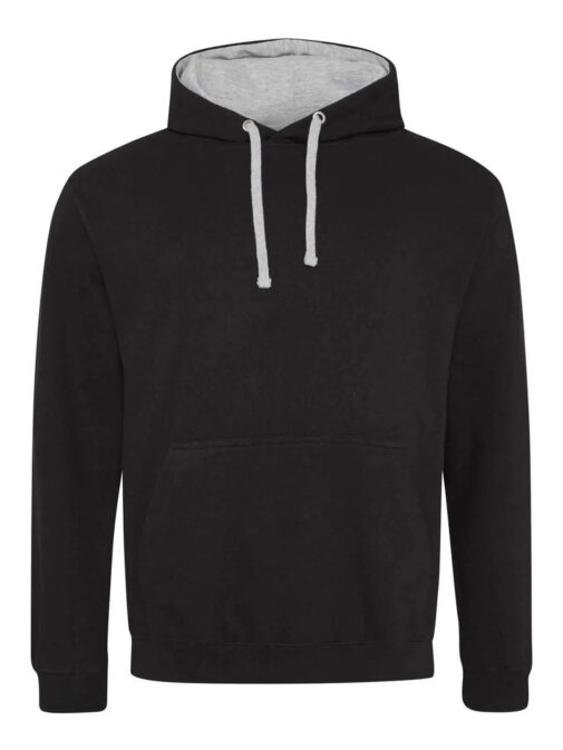 Felpa con cappuccio bicolore unisex - immagine 5