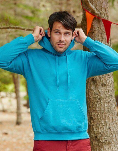 Felpa uomo con cappuccio Fruit of the Loom Eshirt