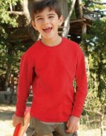 Personalizza maglia bambino maniche lunghe fruit of the loom