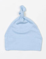 Cappellino personalizzato azzurro con nodo