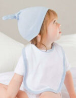 Cappellino personalizzato azzurro con nodo