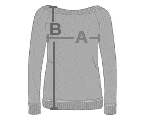 Schema Taglie Felpa Donna French terry