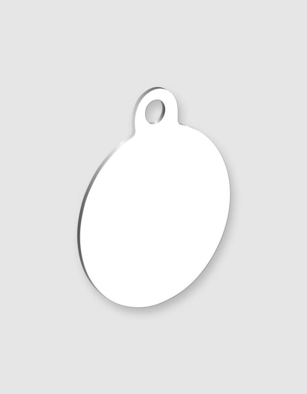 Personalizza Medaglietta portachiavi rotonda