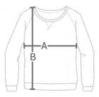 Schema Taglie Felpa Girocollo Bio Donna