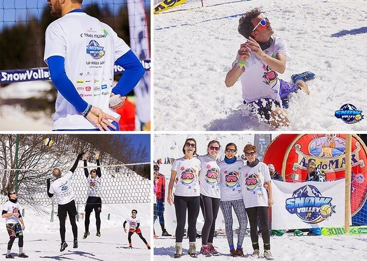 Momenti delle partite di volley