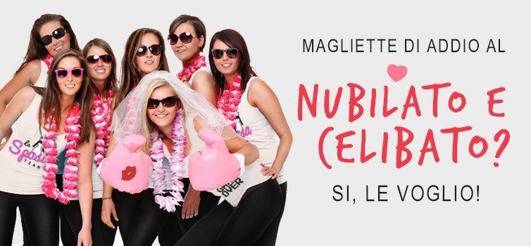 Magliette divertenti per l'addio al celibato e nubilato