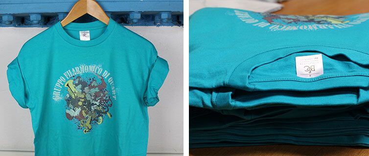 Le magliette del gruppo quart