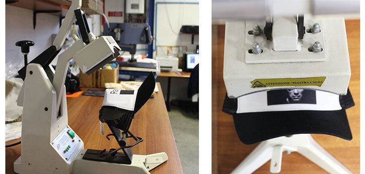 Stampa transfer su cappellino personalizzato