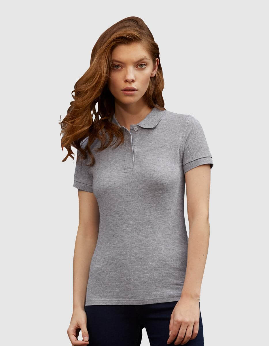 B&c inspire polo donna in cotone bio