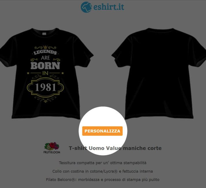 Come personalizzare l'idea regalo step 1