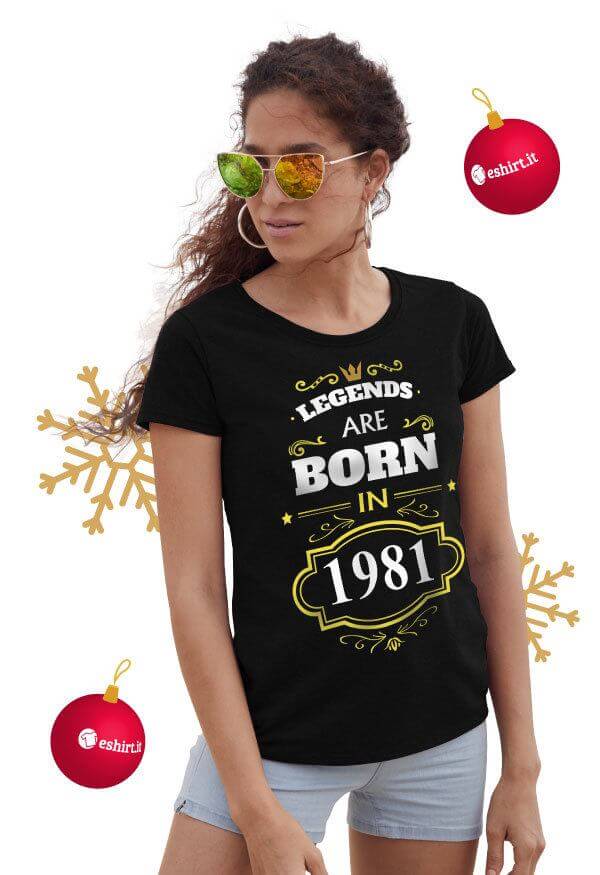 Idea regalo maglietta anno di nascita donna