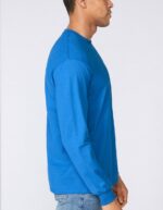 Maglietta uomo maniche lunghe ultra cotton gildan lato