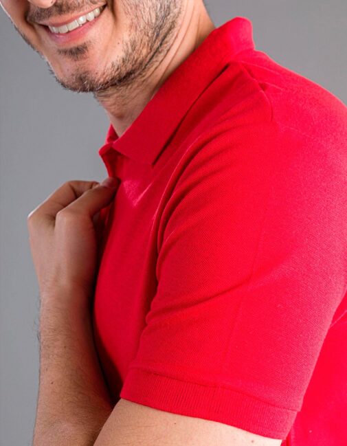 Evolution polo black spider dettaglio manica