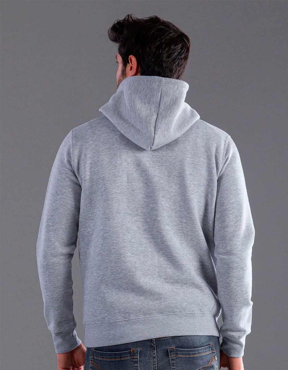 Hooded felpa con cappuccio uomo black spider retro