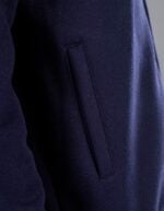 Jacket full zip black spider dettaglio tasca
