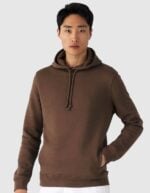 Organic Hooded B&C felpa in cotone organico