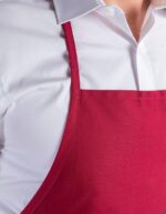 Grembiule premium senza tasche colore italiano dettaglio spallina