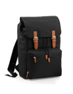 Zaino vintage porta laptop nero