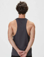 Bs011 canotta unisex grigia retro