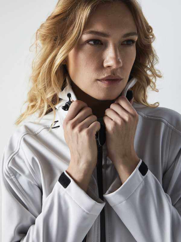 Hooded softshell femminile storm - immagine 2