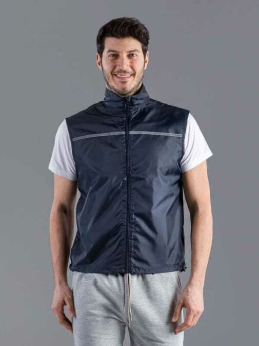 Giacca smanicata antivento runner - immagine 3