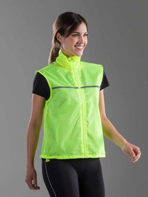 Giacca smanicata antivento runner - immagine 9