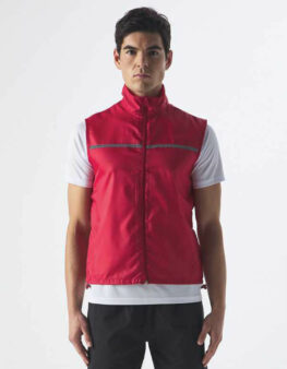 Giacca smanicata antivento Runner