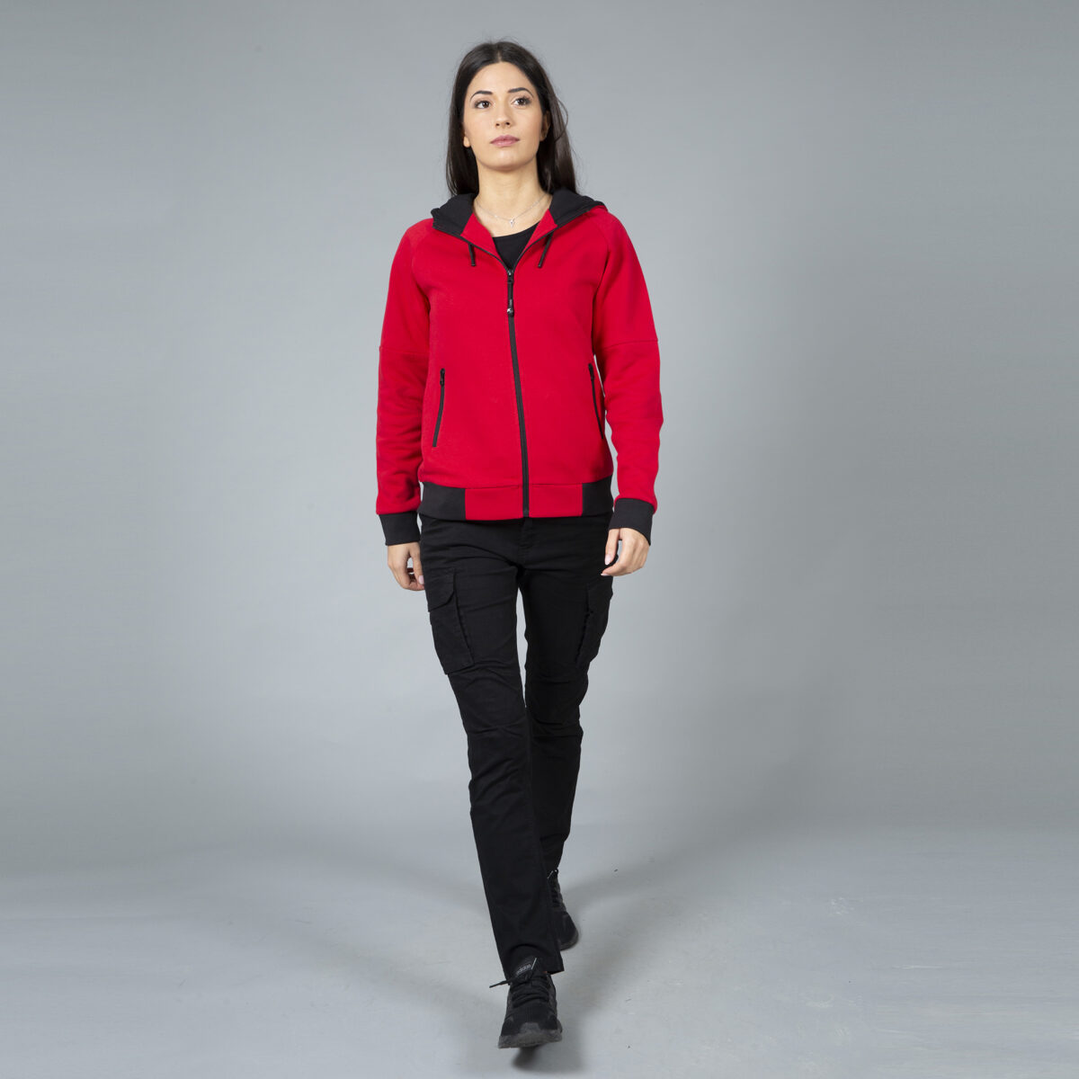 Pantalone donna multitasche elasticizzato - immagine 2