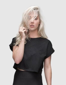 Top donna organic corto