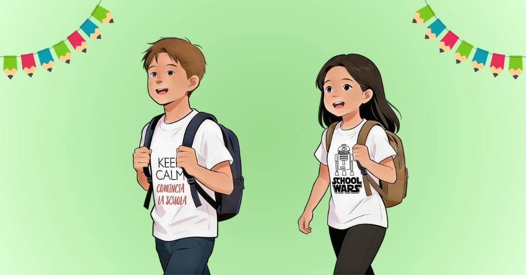 Magliette personalizzate back to school