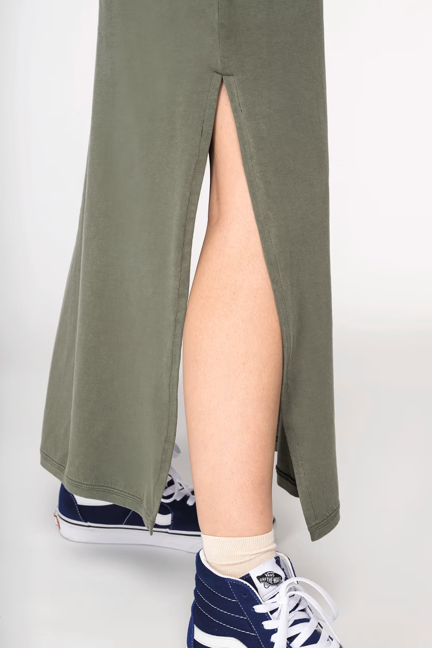 Vestito donna ecosostenibile slavato vintage look in jersey - immagine 3
