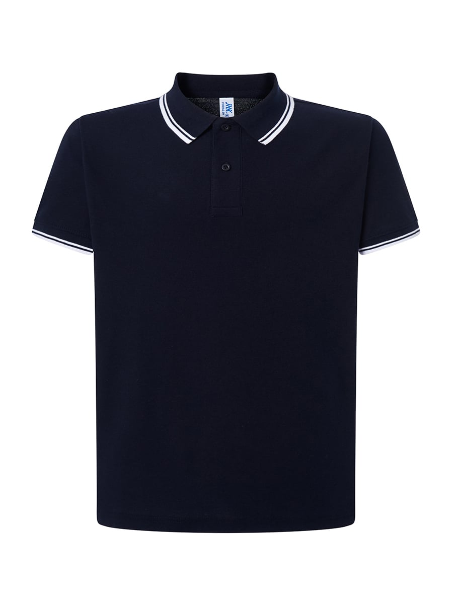 Polo uomo righe a contrasto - immagine 5
