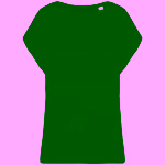 T-shirt collo v donna ecosostenibile loose fit - immagine 6