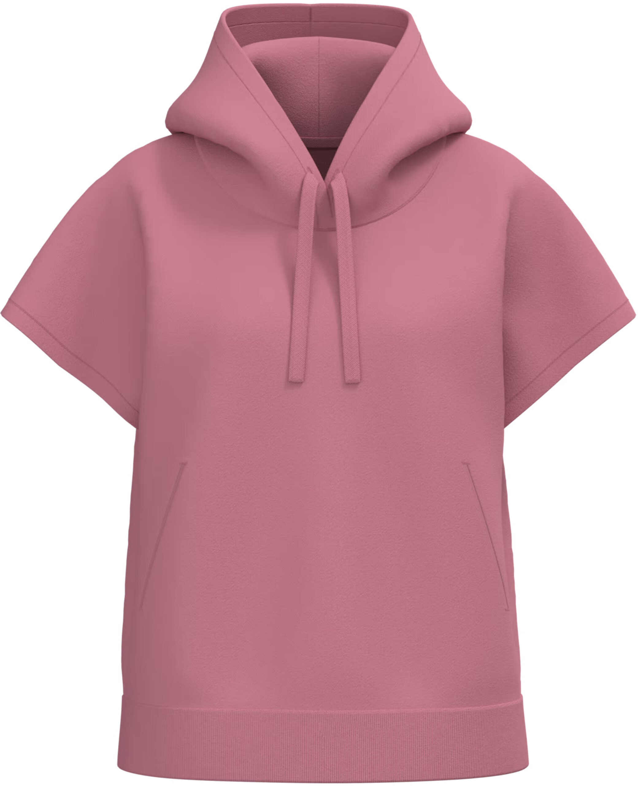 Felpa french terry donna bio oversize senza maniche con cappuccio - immagine 7