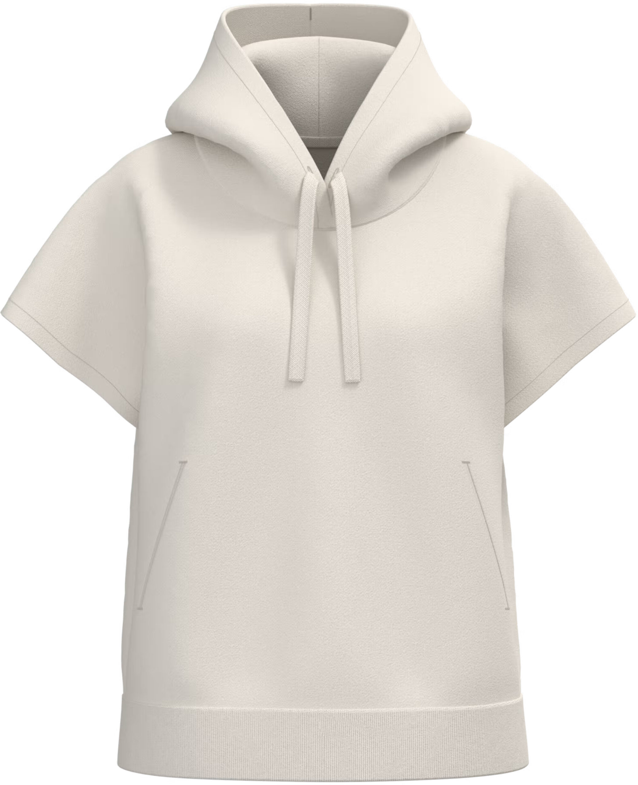 Felpa french terry donna bio oversize senza maniche con cappuccio - immagine 9